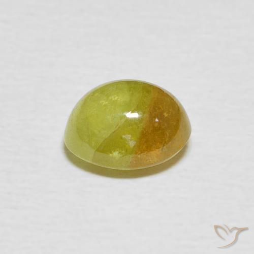 Sfene Giallo pallido naturale da 1.50 ct, Ovale, Traslucido