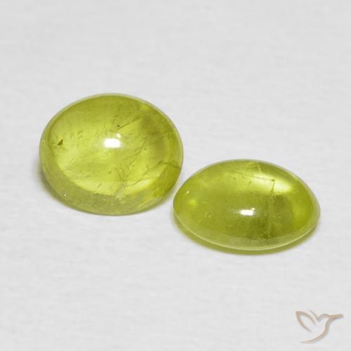 Gemme di Sfene Giallo Limone Chiaro naturale da 2.57 ct, Ovale, Trasparente