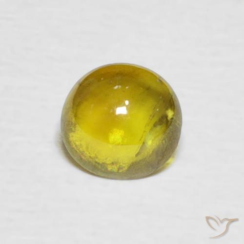 0.75ct Naturale Giallo medio Sfene, Ovale, Trasparente