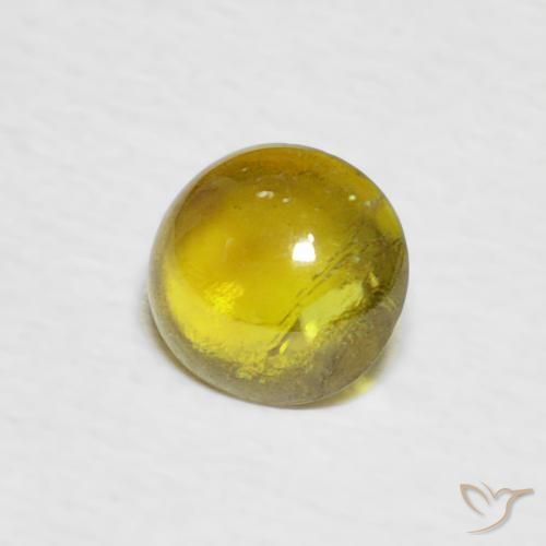 Sfene Giallo medio naturale da 0.75 ct, Ovale, Trasparente