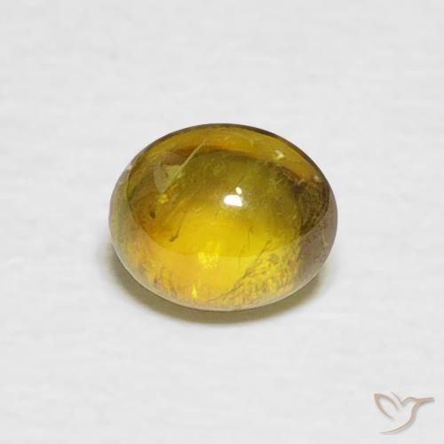 0.69ct Naturale Marrone medio Sfene, Ovale, Trasparente