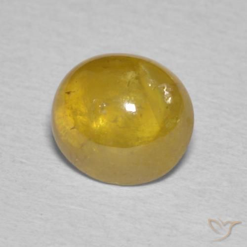 Sfene Oro marroncino naturale da 2.06 ct, Ovale, Trasparente