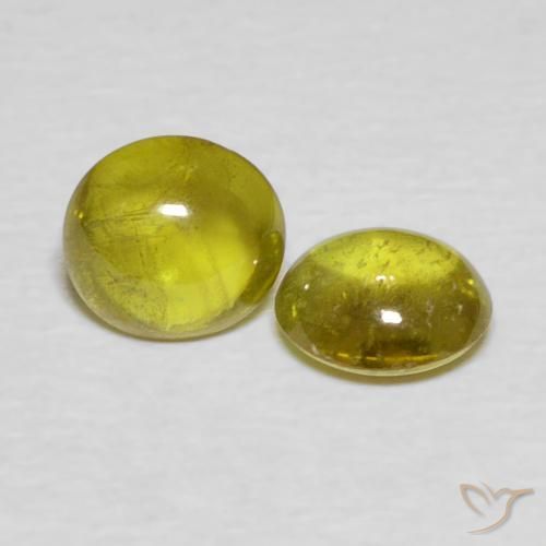 Gemme di Sfene oro terroso naturale da 1.57 ct, Ovale, Trasparente