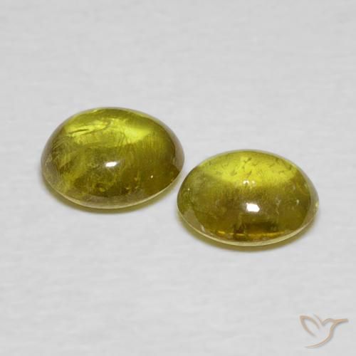 Gemme di Sfene oro terroso naturale da 1.57 ct, Ovale, Trasparente
