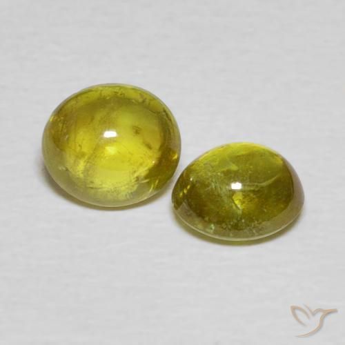 Gemme di Sfene Marrone dorato intenso Deep naturale da 1.76 ct, Ovale, Trasparente