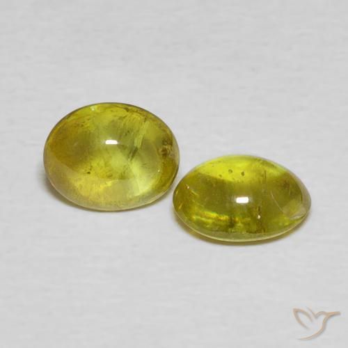 Gemme di Sfene oro terroso naturale da 1.56 ct, Ovale, Trasparente