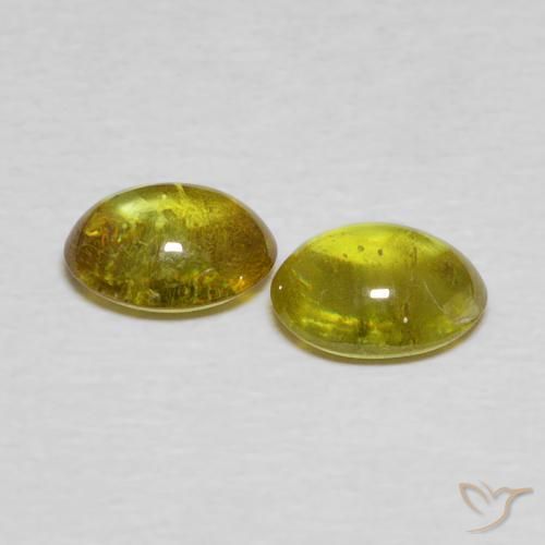 Gemme di Sfene oro terroso naturale da 1.56 ct, Ovale, Trasparente