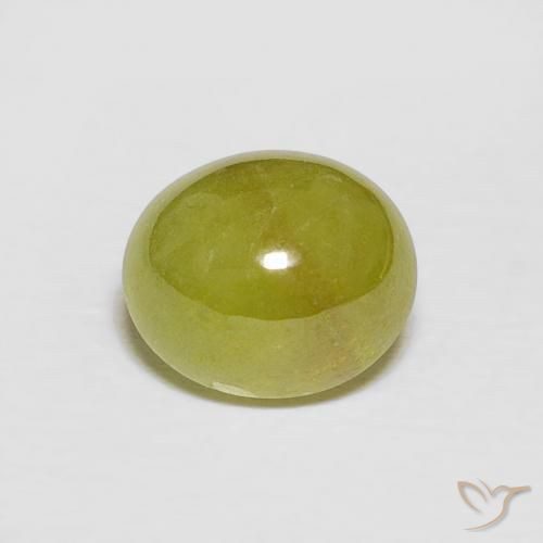 2.24ct Naturale Limone giallo Sfene, Ovale, Traslucido