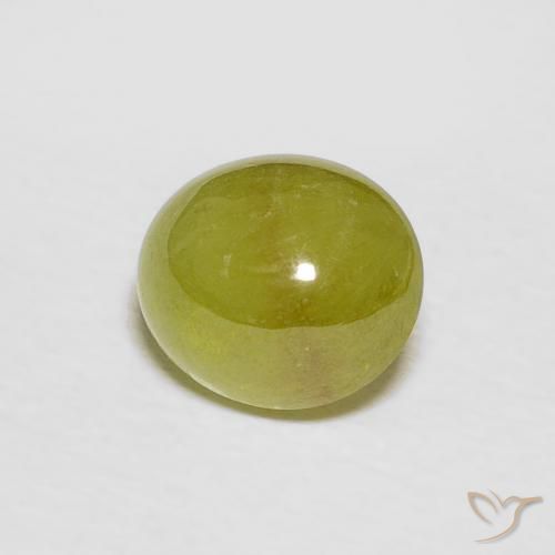 Sfene Limone giallo naturale da 2.24 ct, Ovale, Traslucido