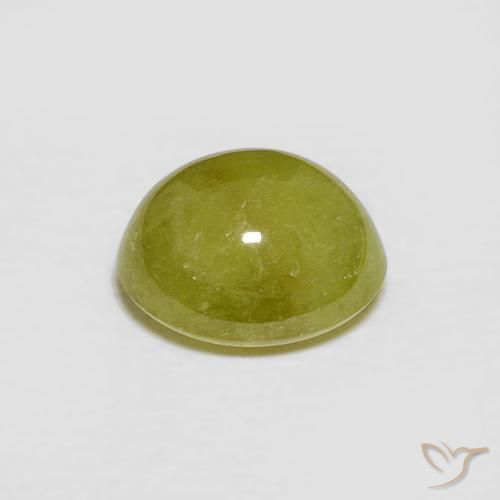 Sfene Limone giallo naturale da 2.24 ct, Ovale, Traslucido