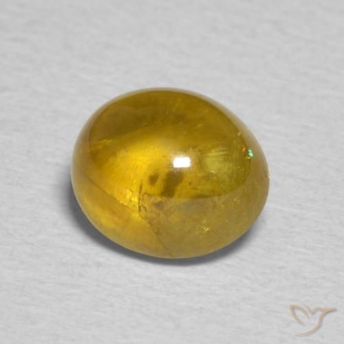 Sfene Oro naturale da 1.74 ct, Ovale, Trasparente