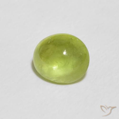 Sfene Verde brillante naturale da 1.02 ct, Ovale, Trasparente