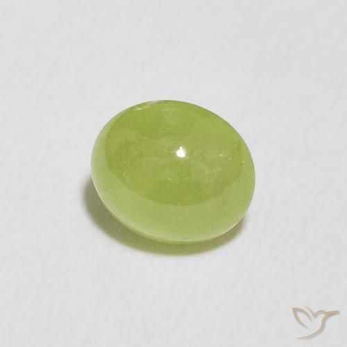 Sfene Verde brillante naturale da 0.85 ct, Ovale, Trasparente