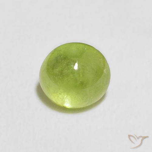 1.16ct Naturale Verde medio Sfene, Ovale, Trasparente