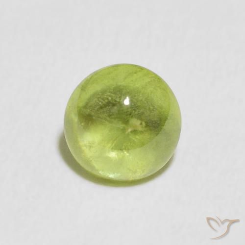 1.04ct Naturale Verde medio Sfene, Ovale, Trasparente