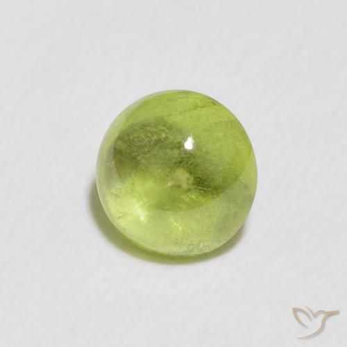 Sfene Verde medio naturale da 1.04 ct, Ovale, Trasparente
