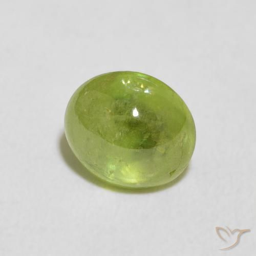 Sfene Verde medio naturale da 1.55 ct, Ovale, Trasparente