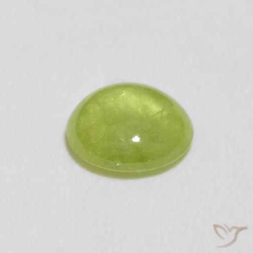 Sfene Verde brillante naturale da 1.26 ct, Ovale, Trasparente