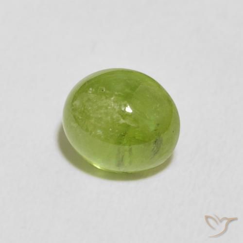 Sfene Verde medio naturale da 1.75 ct, Ovale, Trasparente
