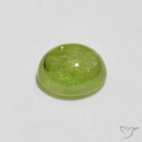 Sfene Verde medio naturale da 1.75 ct, Ovale, Trasparente