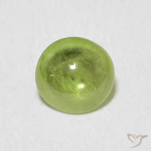 1.33ct Naturale Verde medio Sfene, Ovale, Trasparente