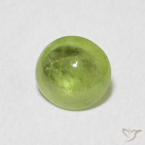 Sfene Verde medio naturale da 1.33 ct, Ovale, Trasparente