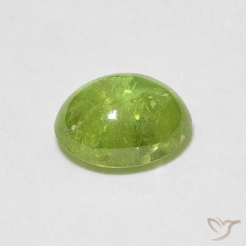 Sfene Verde acceso naturale da 1.05 ct, Ovale, Trasparente