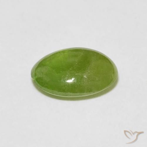Sfene Verde medio naturale da 1.16 ct, Ovale, Trasparente