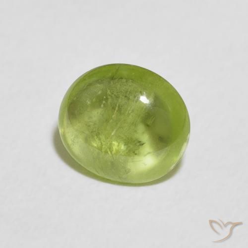 Sfene Verde medio naturale da 1.04 ct, Ovale, Trasparente