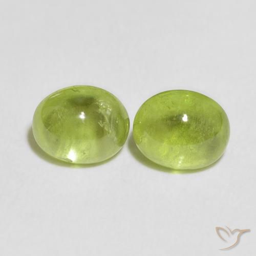 2.73ctw Naturale Verde medio Sfene, Ovale, Trasparente