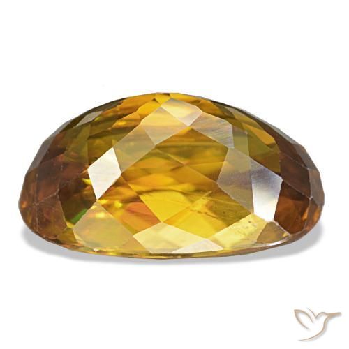Sfene naturale arancione da 5,98 ct, taglio ovale, VS