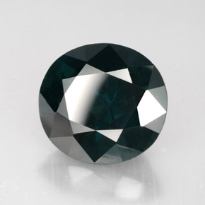 Spinello naturale verde da 5,61 ct, taglio ovale, VVS