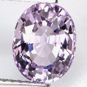 Spinello naturale viola da 2,09 ct, taglio ovale, VVS