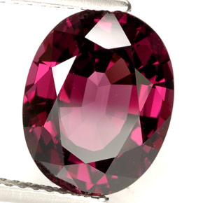 Spinello naturale rosa da 5,39 ct, taglio ovale, VVS