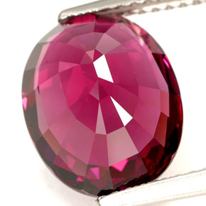 Spinello naturale rosa da 5,39 ct, taglio ovale, VVS