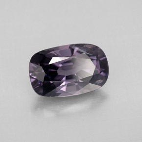Spinello naturale viola da 2,84 ct, taglio a cuscino, VS-SI