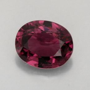 Spinello naturale rosso da 2,79 ct, taglio ovale, VS-SI