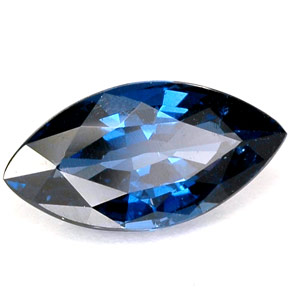 Spinello naturale blu da 1,18 ct, marchesa, VVS-VS
