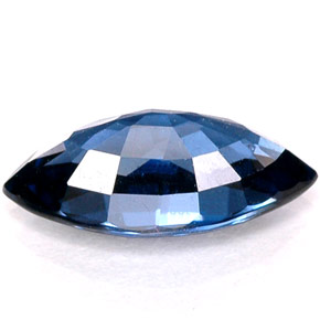 Spinello naturale blu da 1,18 ct, marchesa, VVS-VS