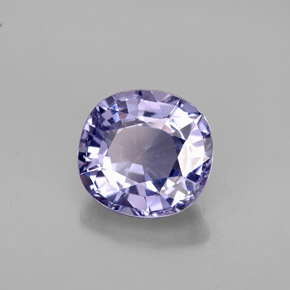 Spinello naturale viola da 1,75 ct, taglio a cuscino, VVS