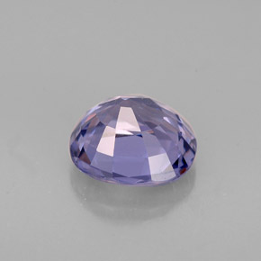 Spinello naturale viola da 1,75 ct, taglio a cuscino, VVS