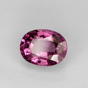 Spinello naturale rosa da 1,53 ct, taglio ovale, VS-SI