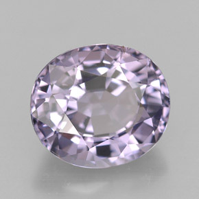 Spinello naturale viola da 2,22 ct, taglio ovale, VS-SI