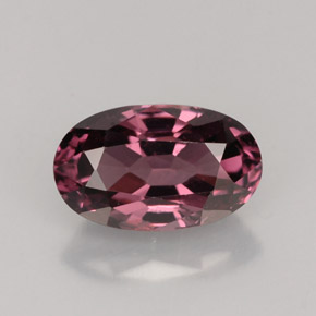 Spinello naturale rosa da 1,90 ct, taglio ovale, VVS