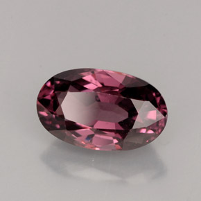 Spinello naturale rosa da 1,90 ct, taglio ovale, VVS