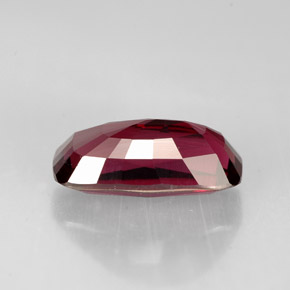 Spinello naturale rosso da 2,37 ct, taglio a cuscino, VVS-VS