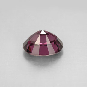 Spinello naturale viola da 2,36 ct, taglio ovale, VS-SI