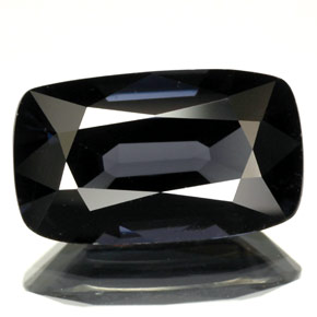 Spinello naturale blu da 5,07 ct, taglio a cuscino, VVS-VS