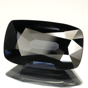 Spinello naturale blu da 5,07 ct, taglio a cuscino, VVS-VS