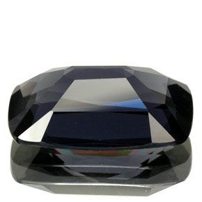 Spinello naturale blu da 5,07 ct, taglio a cuscino, VVS-VS